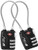 TSA Approved Luggage Travel Lock 2 Pack, Set-Your-Own Combination Lock for School Gym Locker,Luggage Suitcase Baggage Locks,Filing Cabinets,Toolbox,Case