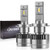 BUNKER INDUST H7 LED Headlight Bulbs, X3 Series 12000LM Super Bright Headlights Conversion Kit, 6000K Cool White IP67 Waterproof