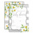 Watercolor Floral White Lily Baby Shower Invitations, 20 5"x7" Fill in Cards with Twenty White Envelopes by AmandaCreation