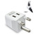 Ceptics CTU-10L USA to South Africa Travel Adapter Plug With Dual USB - Type M - Ultra Compact (Does Not Convert Voltage)