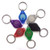 Durawell Mini LED Keychain Flashlight, High Bright and Batteries Powered Key Ring Lights (6 Pack)