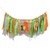 Dinosaur Party Supplies DecorationsDinosaur Highchair Banner Baby Boy 1st Birthday High Chair Bunting Garland Decoration Wall Decor for Photo Booth Props,Happy Birthday Banner (New Dinosaur Orange)