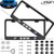 2-Pieces Newest Matte Aluminum Alloy License Plate Frame for BMW,Applicable to US Standard car License Frame,FBA Fast Delivery?Native BMW?