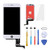 Brinonac Screen Replacement for iPhone 7 4.7 inch LCD Digitizer Touch Screen LCD Replacement Screen Frame Assembly Full Set with Tools and Screen Protector (White)