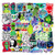 Water Bottle Alien Stickers Laptop Stickers UFO Stickers Pack 50 Pcs Decals for Water Bottle Laptops Ipad Cars Luggages