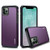J&D Case Compatible for iPhone 11 Pro Max Case, Heavy Duty [Dual Layer] Hybrid Shock Proof Protective Rugged Bumper Case for iPhone 11 Pro Max Case - [Not for iPhone 11/iPhone 11 Pro] - Purple