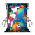 Colored Drawing Backdrop Soccer Ball Photography Background Themed Party Photo Booth Facebook YouTube Backdrop MEETSIOY 5x7ft NANMT1133