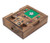 SiamMandalay Soccer Game: Handmade & Organic 3D Brain Teaser Wooden Puzzle for Adults from with SM Gift Box(Pictured)