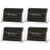 MaxGear Clear Business Card Holder Acrylic Business Card Display Cards Holder Business Card Stand for Desk Plastic Business Card Holder, Fits 50-60 Business Cards Capacity, 4 Pack