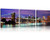 TutuBeer 3 Panel New York City Wall Art Brooklyn Bridge Wall Art Broooklyn Bridge Night View Modern Landscape Artwork Canvas Prints Abstract Pictures on Canvas Wall Art for Home Decor Wall Decor