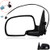 ROADFAR Side View Mirror Fit Compatible with 2003-2006 Chevy Silverado GMC Sierra 1500 2500 Left Side Manual Folding Power Adjustment 15226944 15226945