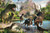 Qian Jurassic Park Photography Background 3D Dinosaur Photo Studio Props Booth Party Decoration Backdrops Vinyl 5x3FT ly022