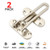 Door Security Latch Swing Bar Lock, 2 Pack Door Lock Latch for Kids Safety, Home Door Reinforcement Lock for Swing-in Doors, Solid Heavy Duty Door Security Lock (Stain Nickel)