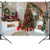 OUYIDA 7X5FT Christmas Tree Stairs Wooden Floor Fireplace Portrait Xmas Party Vinyl Photography Backdrop Photo Booth Background Studio Prop CEM20