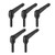 uxcell M8 x 32mm Handle Adjustable Clamping Lever Thread Push Button Ratchet Male Threaded Stud 5Pcs