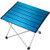 G4Free Portable Camping Table Aluminum Folding Table Compact Roll Up Tables with Carrying Bag for Outdoor Camping Hiking Picnic(Blue Small)