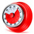 Kitchen Timer, Kitchen Countdown Cooking Timer Reminder, No Battery Required Magnetic Time Management Timer (Mechanical-Red)