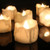 Micandle 12 Pack Timer Candles,Led Flameless Battery Timer Tea Lights (6 Hours on and 18 Hours Off in 24 Hours Cycle),Wax Dripped Warm White Flickering Tealights for Wedding Outdoor Party,1.4" x 1.4"
