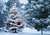 LTLYH 7x5ft Christmas Backdrop Natural Winter Forest Snowflake Snowfall Background for Photography White Snow Tree Home Party Decoration Photo Studio Props 067