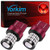 Yorkim Ultra Bright 7440 Led Bulb Red T20 7441 7443 7444 W21W Led Bulb for Backup Reverse Light, Break Light, Tail Light, Turn Signal Light Pack of 2 - Red