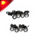 HOTSYSTEM 12V 9W Led Eagle Eye Lamp Bulbs for Car Tail Light (8-Pack, red Light Black housing)