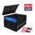 WORKPRO Car Trunk Organizer, Collapsible Storage with Lid, Non Slip Bottom, Securing Straps, 4-Compartment, Large Size