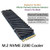 icepc-DIY M.2 PCI-E NVME 2280 SSD Graphene Coating Copper Heatsink,High Performance SSD Radiator with Thermal Pad for Laptop PC 2280 NGFF Solid State Disk Cooler(70x20x4mm)