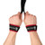 Gymreapers Lifting Wrist Straps For Weightlifting, Bodybuilding, Powerlifting, Strength Training, Deadlifts - Padded Neoprene with 18" cotton (Black/Red)
