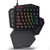 Redragon K585 DITI One-Handed RGB Mechanical Gaming Keyboard, Brown Switches, Type-C Professional Gaming Keypad with 7 Onboard Macro Keys, Detachable Wrist Rest, 42 Keys