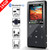 MP3 Player, SUNNZO 16GB MP3 Player with Bluetooth HiFi Lossless Sound Portable Metal Music Player with FM Radio, Voice Recorder, Pedometer, Earphone, and Large Screen, Black