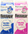 Concession Essentials Cotton Candy Floss Sugar 2 Pack (Pink Vanilla and Blue Raspberry)