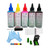 F-ink 5 Bottles Ink and Ink Refill Kits Compatible for Canon Ink Cartridges 245 246 243 244 210 211 PG-245XL CL-246XL PG-243 CL-244 PG-210XL CL-211XL - Ink Tools for Reuse The Cartridge