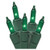Vickerman 100 Count Icicle Mini Light Set-Green Wire, Green