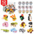QQPOW Toy Party Favors for Kids Mini Animal Building Block,12PCS Toys Set for Boys Girls,Fillers Carnival Prizes,Birthday Gift,School Rewards