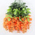 Admired By Nature 17 Branches of Long Hanging Artificial Wisteria Flower Bush, Orange