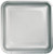 Creative Converting Dinner SQ. DD Plates, 9", Shimmering Silver