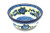 Polish Pottery Bowl - Soup and Salad - Blue Poppy