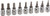 Performance Tool W1178 9-Piece Star Bit Socket Set