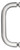 CRL 8" Brushed Satin Chrome Single-Sided Solid 3/4" Diameter Pull Handle without Metal Washers