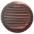 Screen Louver 4in BRW RND Alum