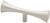Liberty PBF254Y-SN-C, Hourglass Drawer Knobs Cabinet Hardware, Cabinet Knobs, 3-1/2 in., Satin Nickel, 1 piece