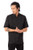 Chef Works Men's Springfield Chef Coat, Black, Large