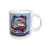 3dRose Congratulations Patriotic Eagle Ceramic Mug, 11-Ounce