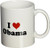 3dRose I Love Obama Mug, 11-Ounce