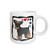 3dRose mug_40891_2 I Love My Miniature Schnauzer Dog Banded Brown Base Coat (Salt and Pepper) Red Heart Ceramic Mug, 15-Ounce