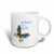 3dRose mug_31417_2 Happiness Is a Choice Butterfly Inspiration Motivational Ceramic Mug, 15-Ounce