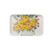 Creative Co-Op DF2088  Yellow Floral Stoneware Platter Serveware