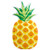 Intex Pineapple Inflatable Mat, 85" X 49"