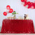 QueenDream 60x102 Inch Red Rectangle Tablecloth Seamless Sequin Tablecloth for Wedding Party Christmas Table Linens