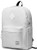 Lightweight Backpack for School, VASCHY Classic Basic Water Resistant Casual Daypack for Travel with Bottle Side Pockets (White)